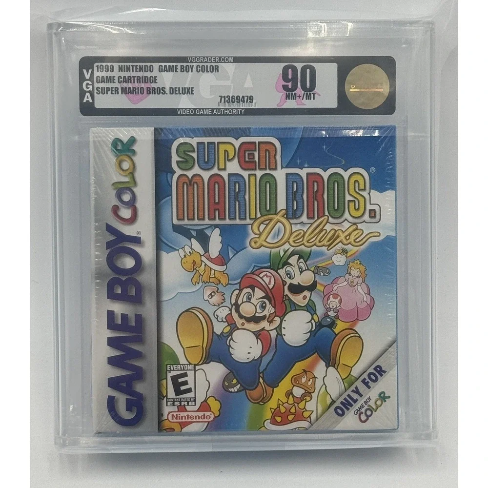 Super Mario Bros. Deluxe Nintendo Game Boy Color GBC New Sealed VGA 90 NM+/MT
